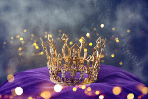 Golden queen crown